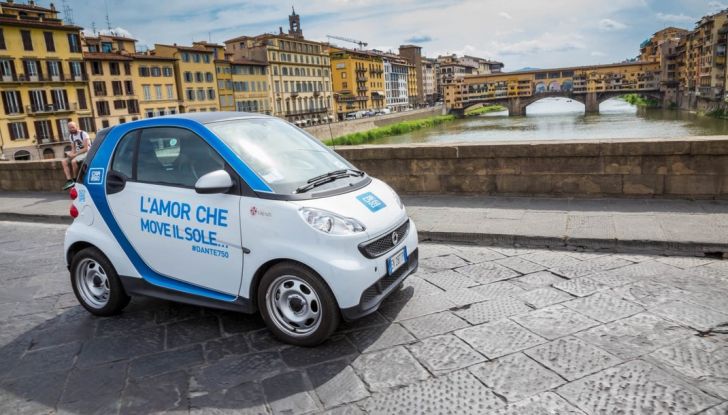 Carsharing a Firenze sul Lungarno, tre ore al giorno gratis - Foto 1 di 9
