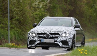 Mercedes E63 AMG wagon, le foto spia dei primi test drive