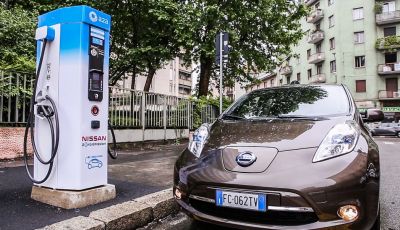 Nissan e A2A, inaugurate a Milano le prime colonnine pubbliche di ricarica rapida per i veicoli elettrici
