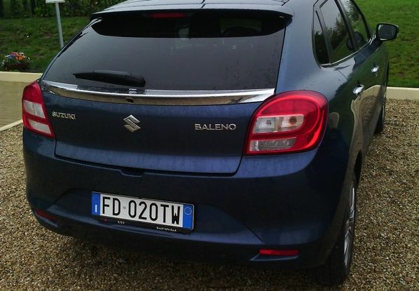 Nuova Suzuki Baleno S dettagli posteriore