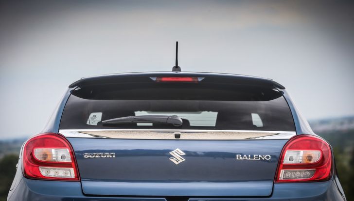 Nuova Suzuki Baleno S posteriore