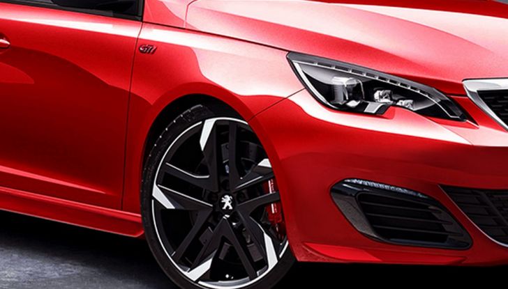 Peugeot 308 berlina, il rendering della versione GTi - Foto 3 di 5