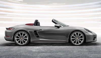 Porsche 718 Boxster, presentata la nuova roadster