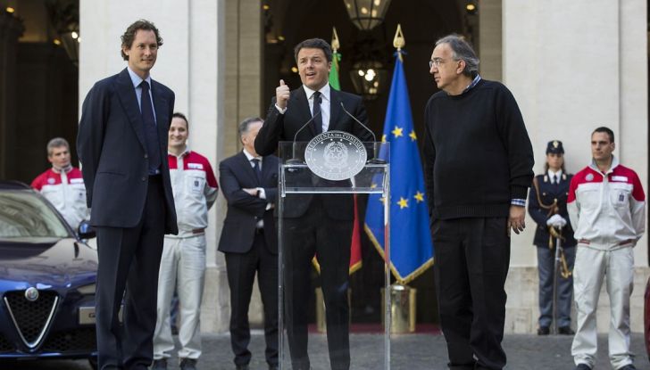 Alfa Romeo Giulia, per Renzi un messaggio di ripartenza dell’Italian Style - Foto 3 di 14