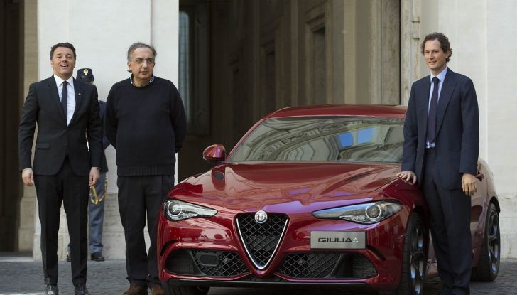 Alfa Romeo Giulia, per Renzi un messaggio di ripartenza dell’Italian Style - Foto 1 di 14