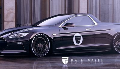 Tesla Model S diventa pick-up