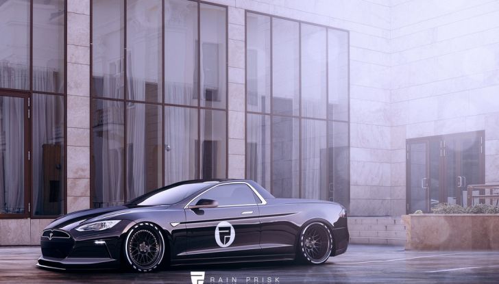 Tesla Model S diventa pick-up - Foto 2 di 8