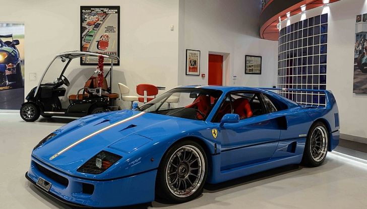 1992 ferrari f40 blue 2