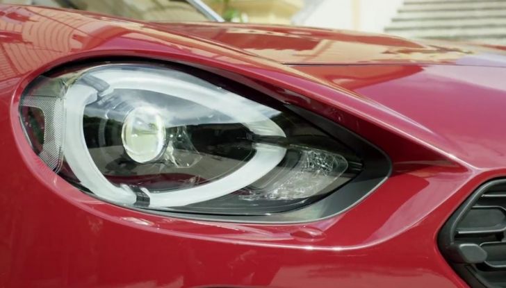 Fiat 124 Spider, fanale anteriore.