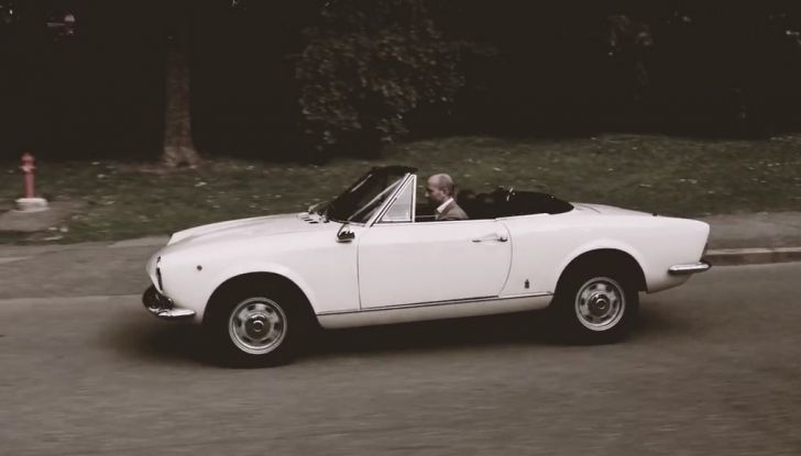 Fiat 124 Spider e Luca Napolitano.