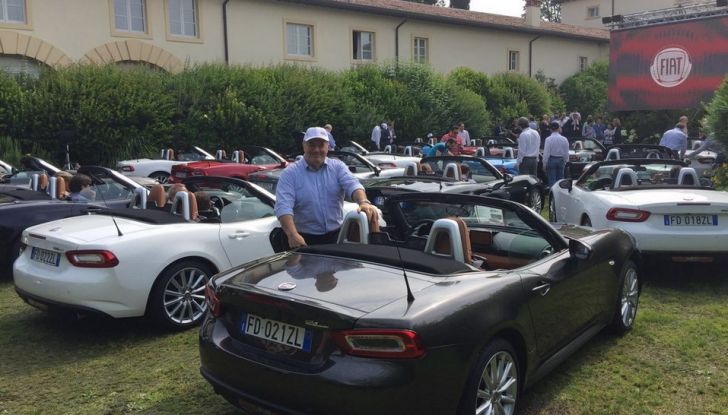 Fiat 124 Spider, raduno.