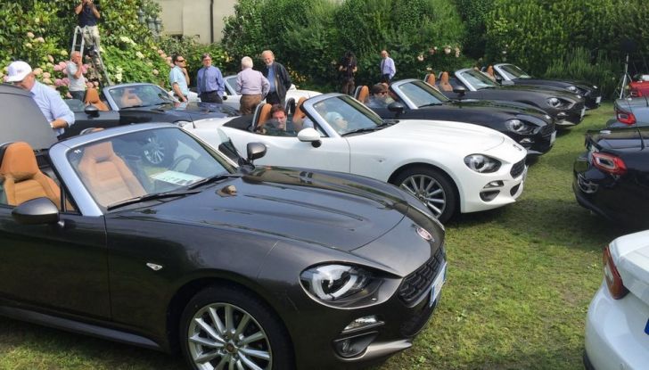 Fiat 124 Spider, ritrovo di appassionati.