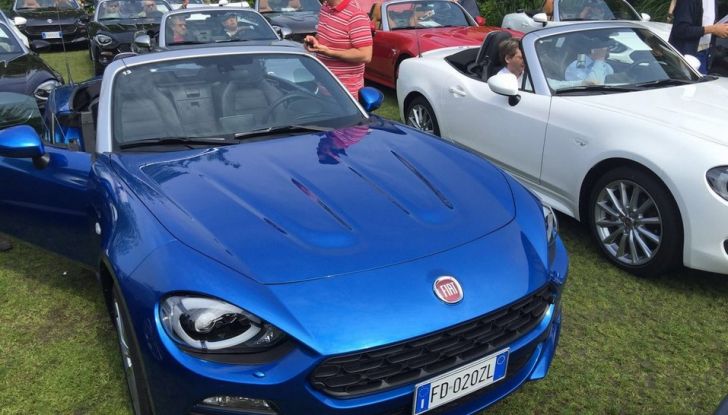Serie di Fiat 124 Spider, 3/4 anteriore.