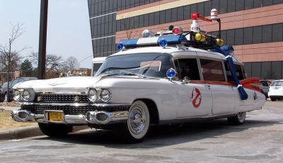 L’auto dei Ghostbusters, la Ecto-1, in tour in Italia