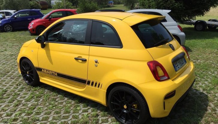 Nuova Abarth 595 prova su strada lato