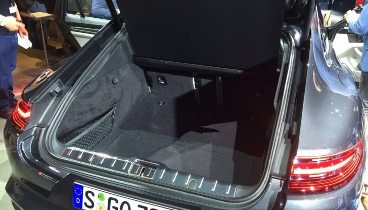 Nuova Porsche Panamera bagagliaio