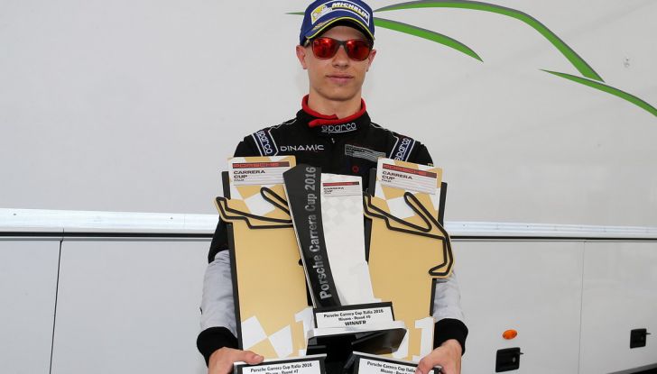 Mattia Drudi segna una tripletta a Misano nella Carrera Cup Italia - Foto 1 di 10