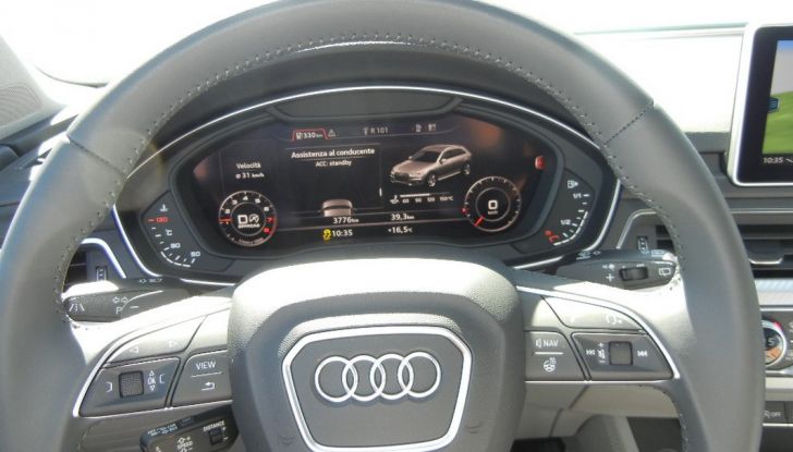 Nuova Audi A4 allroad quattro cruscotto