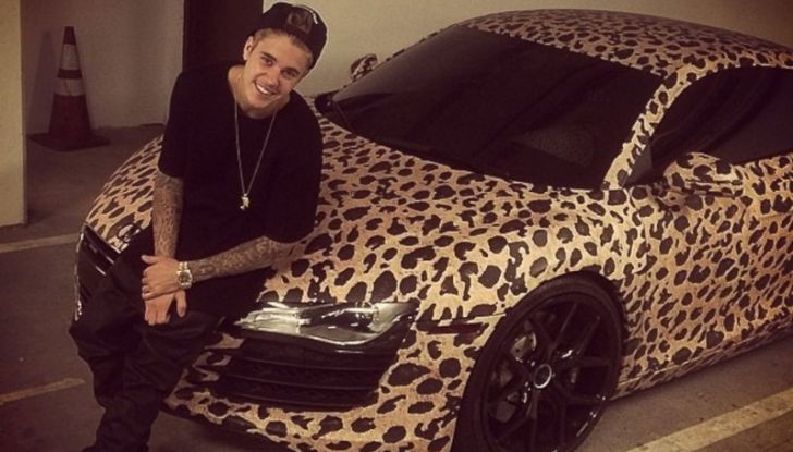 justin bieber car
