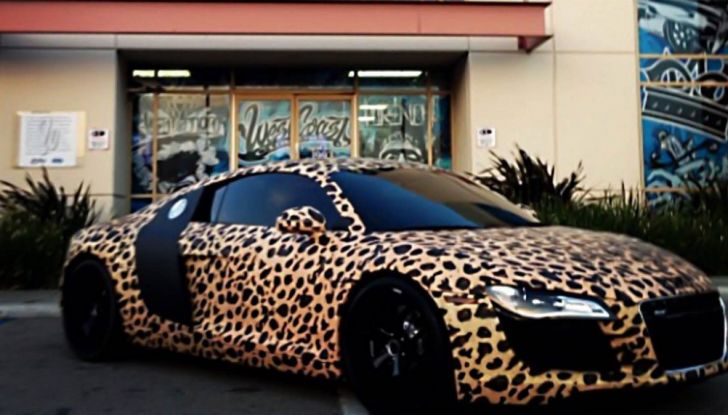 justin bieber audi leopardata