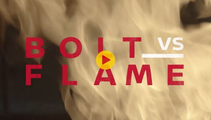 Usain Bolt, 6 volte medaglia d’oro alle Olimpiadi, sfida il fuoco - Foto 9 di 9