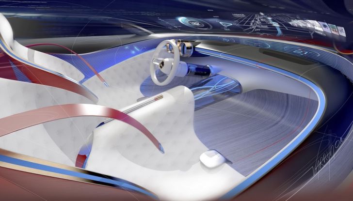 Vision Mercedes-Maybach 6: una concept elettrica da 750 CV - Foto 9 di 21