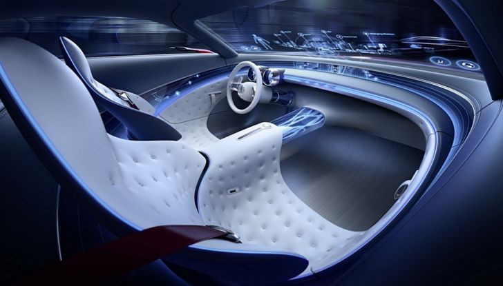 Vision Mercedes-Maybach 6: una concept elettrica da 750 CV - Foto 10 di 21