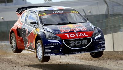 Mondiale Rallycross: Peugeot vittoria cardiopalma