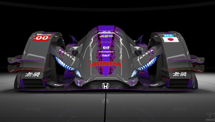 La Honda LHX Concept 2030: la LMP1 a Fuel Cell con pneumatici in grafene - Foto 1 di 20