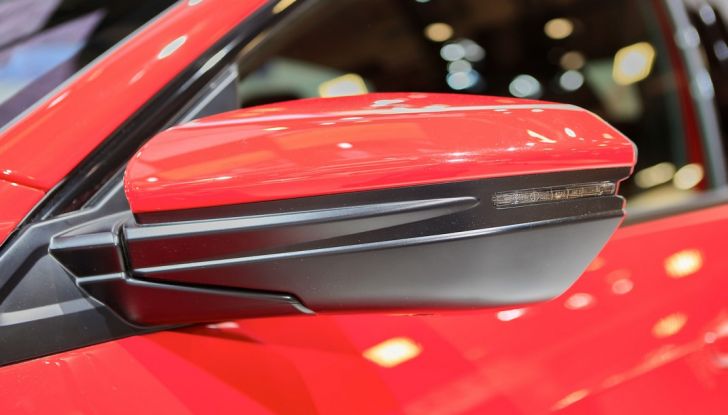 Nuova Honda Civic, specchietto.