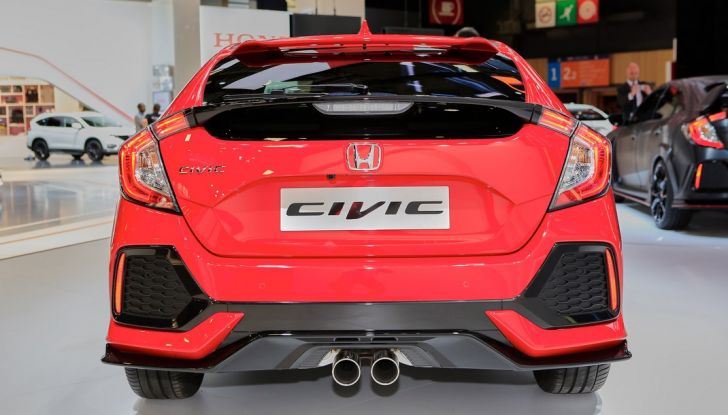 Nuova Honda Civic, posteriore.