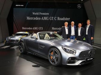 Nuova Mercedes AMG GT C Roadster: il V8 da 557CV e 680Nm di coppia