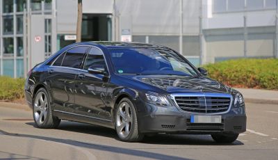 Mercedes Classe S Facelift 2017 nuove foto sia