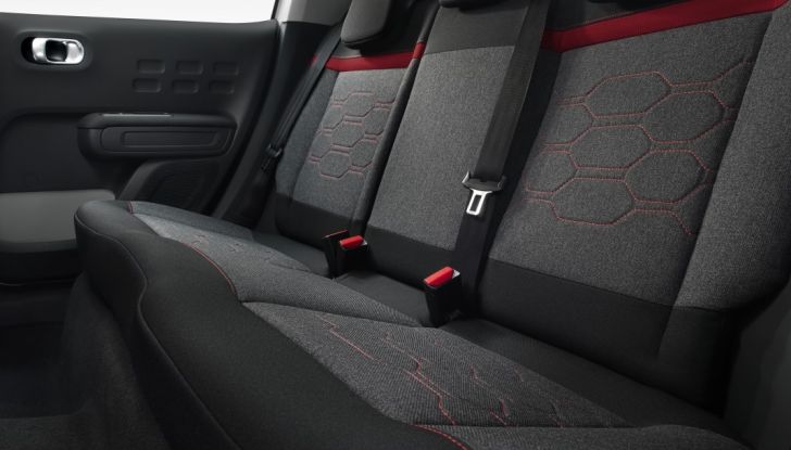nuova citroen C3 sedile
