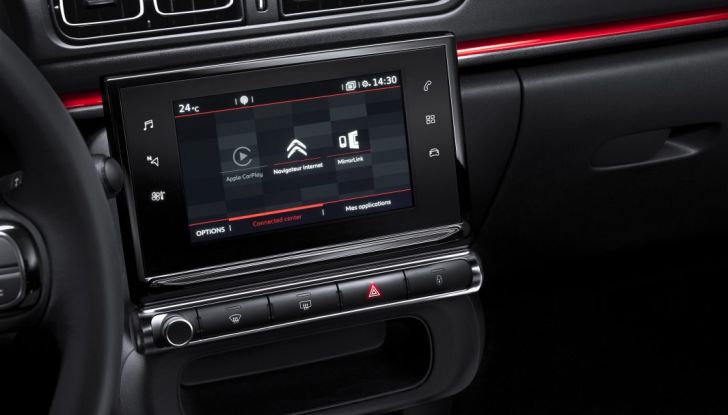 nuova citroen C3 interno