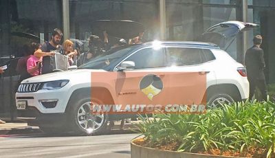 Nuova Jeep Compass, prime foto spia dal Brasile