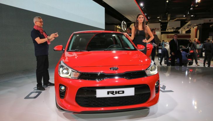 Auto Salone Parigi Kia Rio frontale