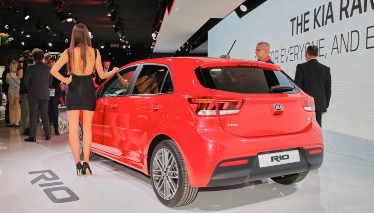 Auto Salone Parigi Kia Rio posteriore