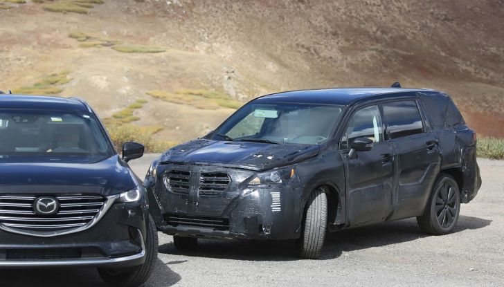Subaru Tribeca, prime foto spia del nuovo SUV giapponese - Foto 2 di 15