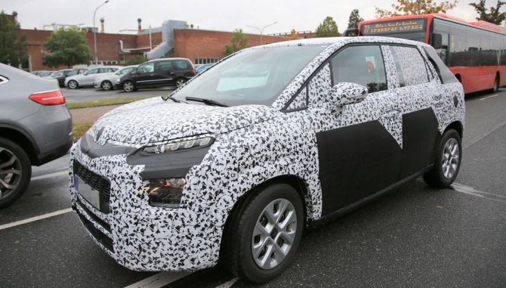 citroen c3 picasso nuove foto spia dei test dinamici 2