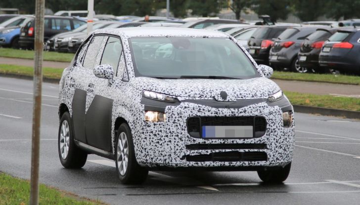 citroen c3 picasso nuove foto spia dei test dinamici 8
