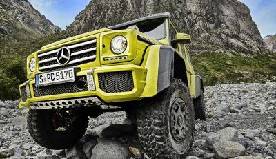 Mercedes Classe G 500 al 4×4 Fest di Carrara: il lusso del fango