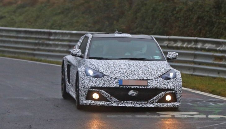 Foto spia Hyndai RN 1, frontale.