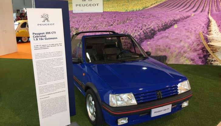 Peugeot al Salone Auto e Moto d’Epoca: i trent’anni della 205 - Foto 11 di 11
