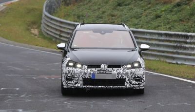 Nuova Volkswagen Golf VII R Variant 2018, foto spia al Ring