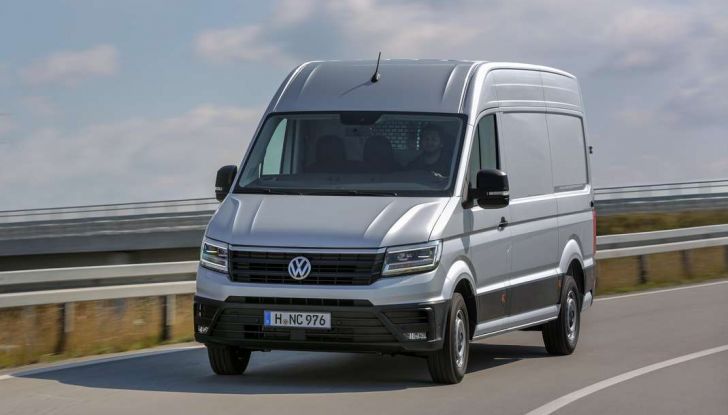 Volkswagen Crafter prova su strada del veicolo commerciale di nuova generazione - Foto 9 di 34