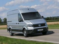 Volkswagen Crafter prova su strada del veicolo commerciale di nuova generazione