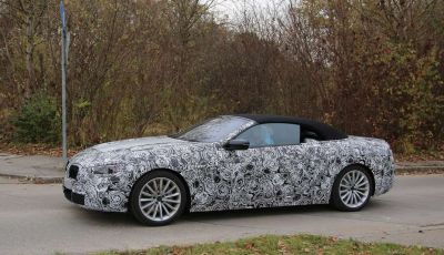 BMW Serie 8 Cabrio, prime foto spia dei test su strada