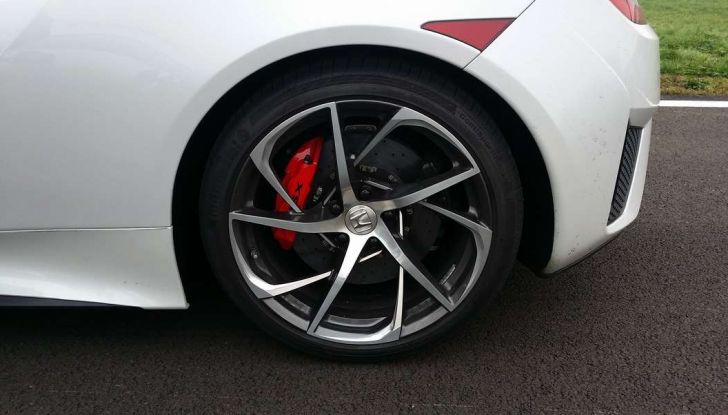 Nuova Honda NSX 2017, cerchio.