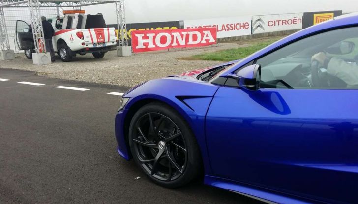 Nuova Honda NSX 2017, in pista a Vairano.